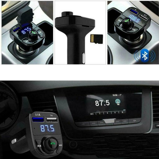 АВТОМОБИЛЬНЫЙ ПЕРЕДАТЧИК FM MP3 BLUETOOTH ТЕЛЕФОННЫЙ КОМПЛЕКТ