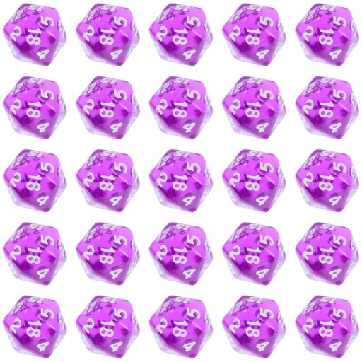 Набор из 25 K20 RPG Cubes Elixir Power двадцать семь