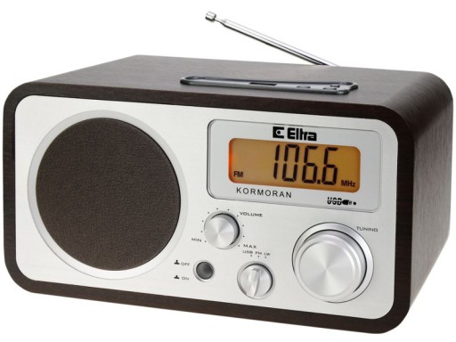 РАДИО ELTRA KORMORAN USB FM LCD USB MP3