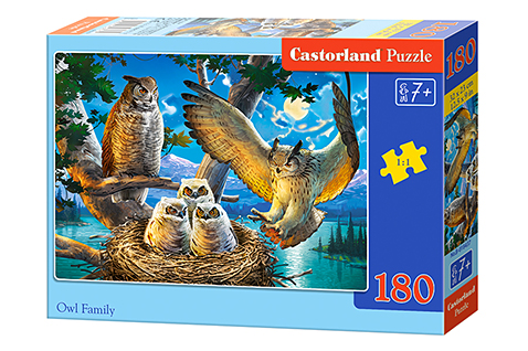 ПАЗЛ 180 шт СОВИНАЯ СЕМЬЯ Сова Семья Сов 018437