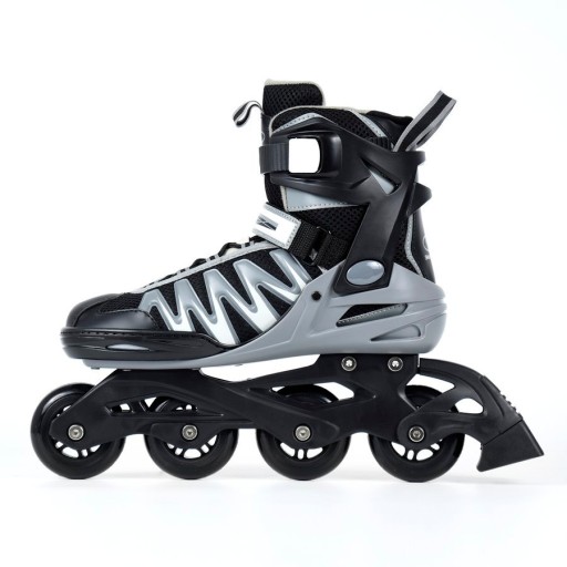 Роликовые коньки мужские, размер 43, резиновые колеса ABEC-5 SMJ.