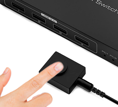 KVM-переключатель USB + HDMI 2/1 Spacetronik SPH-KVM23