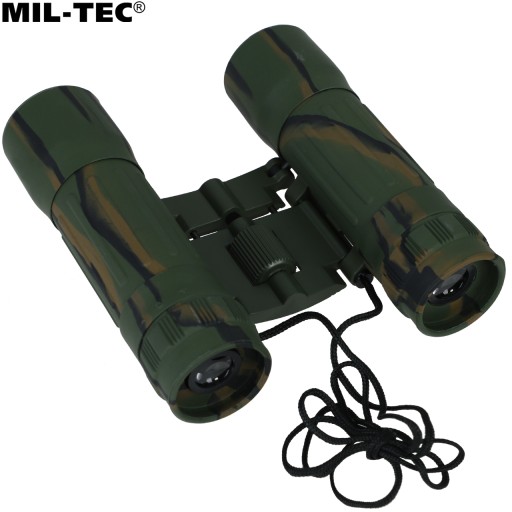 Lornetka taktyczna kompaktowa Mil-Tec 10x25 moro camo