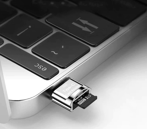 CZYTNIK KART USB TYPU C Micro SD TF OTG adapter RO