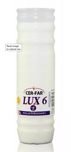 Вставка парафиновая для свечей CER-FAR 21,5 см 6 ДНЕЙ