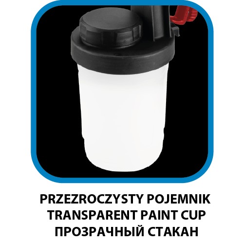 Пистолет-распылитель HVLP Energy+ 18 В, литий-ионный, без аккумулятора