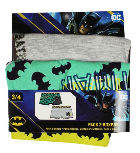BATMAN DC BOKSERKI DLA CHŁOPCA 2-PAK 5/6LAT