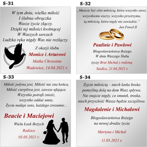 OBRAZ SREBRNY PAMIĄTKA ŚLUBU CHRZTU KOMUNII GRAWER