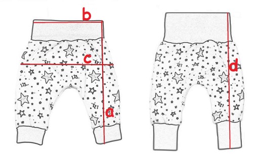 PÓŁŚPIOCHY BEZ STÓP SPODNIE BAGGY 74 BEIGE STARS /93/