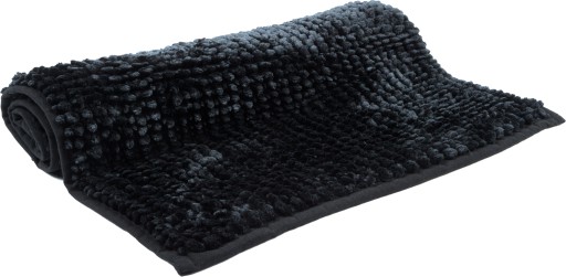 Коврик для ванной BATHROOM MAT 60x90 SOFT THICK Синель черный