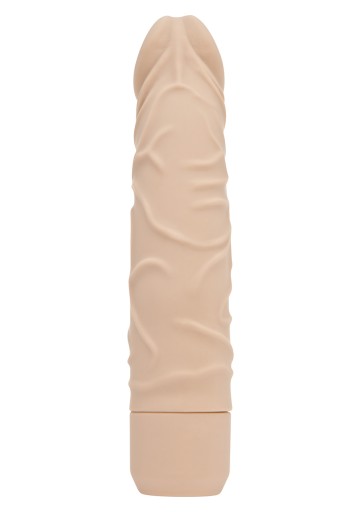 Классический силиконовый вибратор 20 см Flesh FREE