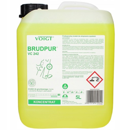 Voigt BRUDPUR VC 242 удаляет жирные загрязнения и масло 5 л