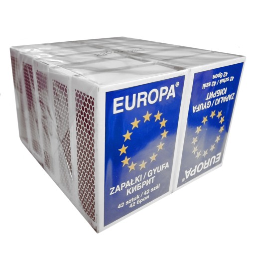 Матчи Europa 50 пакетов 2100 шт. Деревянный оригинальный набор