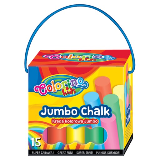 МЕЛ ДОРОЖНЫЙ JUMBO COLORINO 15 ШТ.