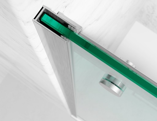 Drzwi Prysznicowe Przesuwne 8mm D20 Szczotka 90cm