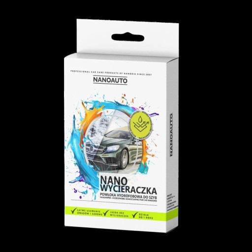 Стеклоочиститель-невидимка NANOAUTO с гидрофобным покрытием для окон, 500мл