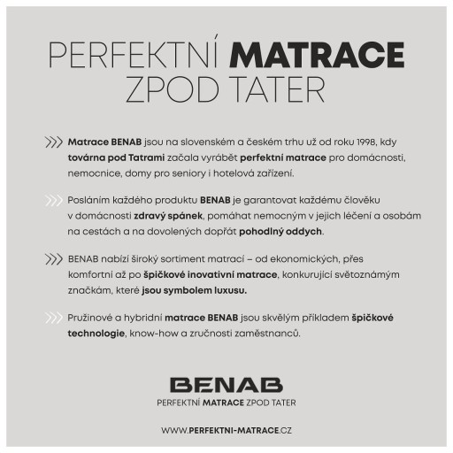 Детский матрас Benab Simple Pur Junior 90 x 195 см