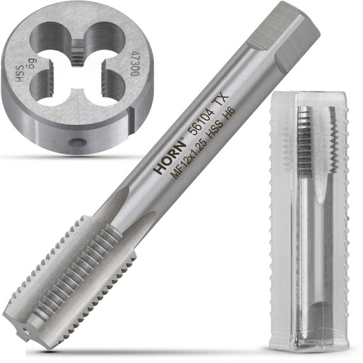 GWINTOWNIK RĘCZNY M12x1.25 DIN-2181/1P + NARZYNKA