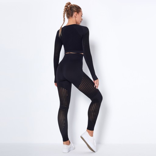 СПОРТИВНЫЙ КОМПЛЕКТ бесшовные леггинсы HIGH WAIST M