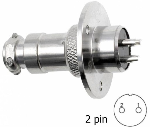 Сокет + заглушка для панели, уплотнения, C02 / 2 PIN