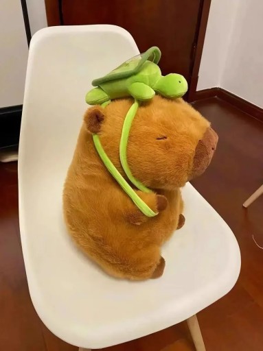 Капибара, плюшевая имитация Капибары, аниме, пушистая кавайная игрушка