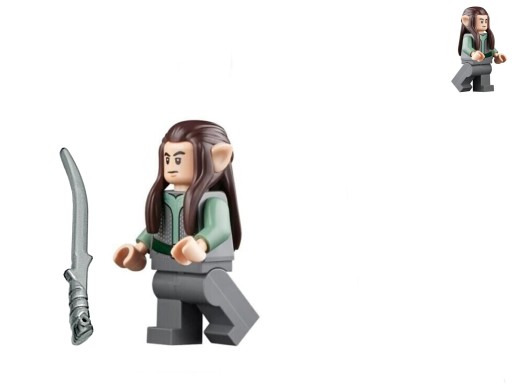 LEGO Hobbit Lord - Эльф + эльфийский меч! 10316
