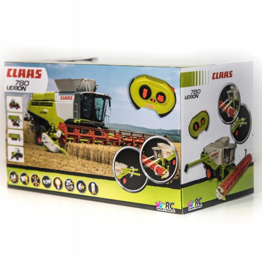 БОЛЬШОЙ С ДИСТАНЦИОННЫМ УПРАВЛЕНИЕМ CLAAS RC HARVEST С ДИСТАНЦИОННЫМ УПРАВЛЕНИЕМ