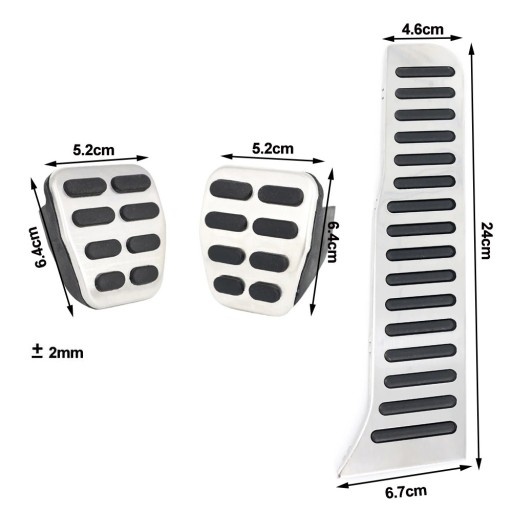 Накладки на педали VW Volkswagen Alltrack 10 - 14