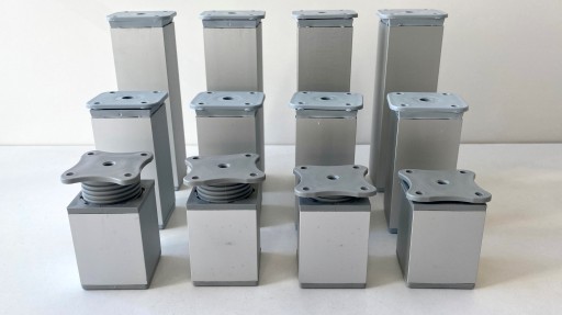 МЕБЕЛЬНАЯ НОЖКА С РЕГУЛИРУЕМОЙ НОЖКОЙ H-100 ALU