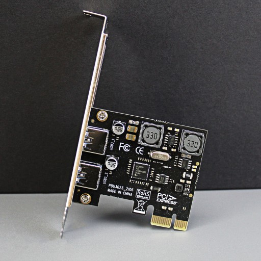 GLOTRENDS U3023 2-портовая плата адаптера USB A 3.0 PCIe