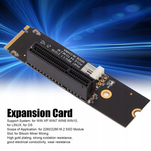 Карта расширения wkv-NGFF/M.2 — PCIE X4