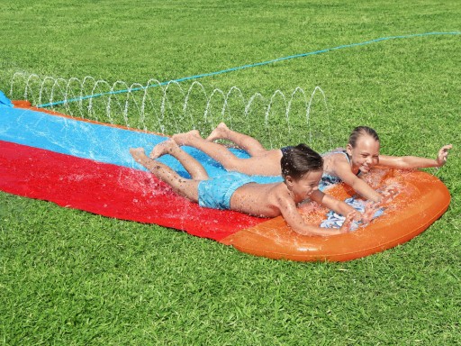 ślizgawka wodna dla dzieci DŁUGI ŚLIZG 488 cm WODNA ZJEŻDŻALNIA