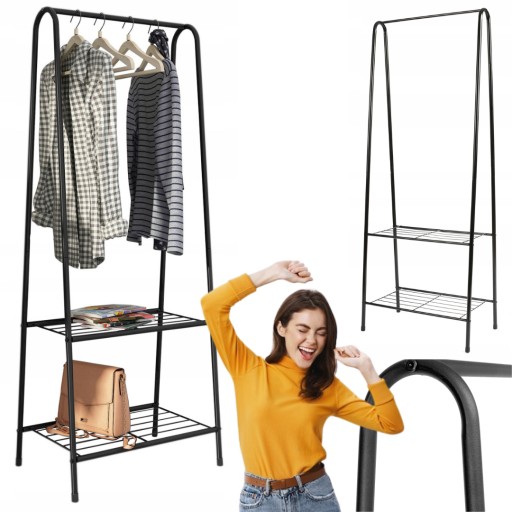 SOLID MODERN OLIVIER вешалка для одежды 60x35x154 см черный