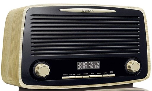 Магнитола Lenco DAR-012TP DAB+ RDS AUX Bluetooth РЕТРО