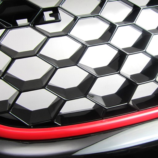 РЕШЕТКА ДЛЯ ЛИЦА VW GOLF V 5 GTI 03-08 RED LINE