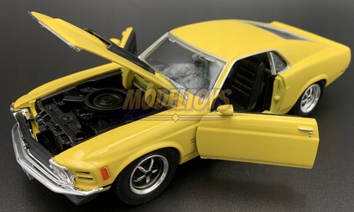 Ford MUSTANG Boss 429 год выпуска 1970 1:24 Motormax 73303