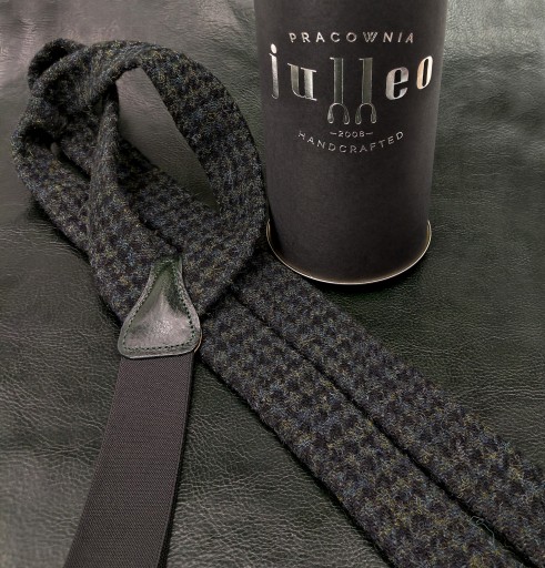 ЗЕЛЕНЫЙ МОСТ С ПУГОВИЦАМИ, HARRIS TWEED WOL