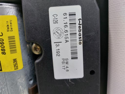 Dach solar panorama SZKLANY WEBASTO Fiat Stilo 2001-2007R