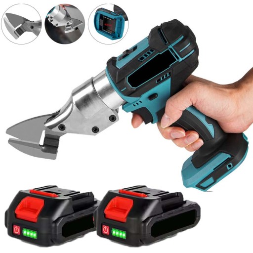 NOŻYCZKI METALOWE AKUMULATOROWE NOŻYCE SKOKOWE DO CIĘCIA BLACHY 88V 800W