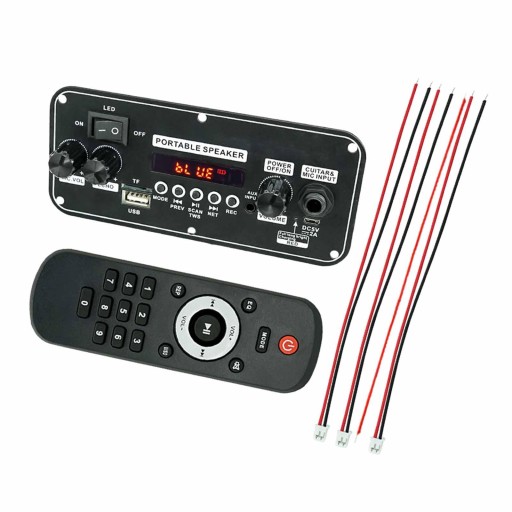 Плата декодирования звука, MP3-плеер, двойной FM-аудиодекодирование, большой черный силикон
