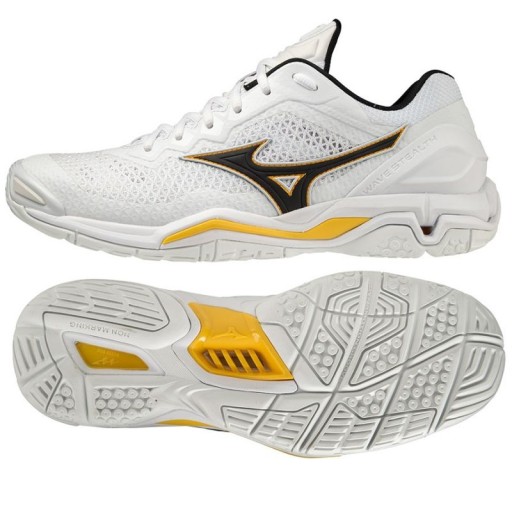 Białe Tkanina Buty Piłka ręczna Mizuno r.41