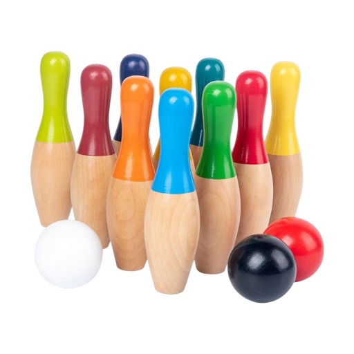 Wood Kids Bowling Toy 10 butelek Advanced Sports