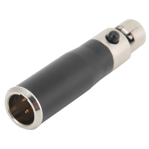 2шт мини-XLR 3-контактный штекер на мини-XLR 4-контактный женский корпус из цинкового сплава аудио ada