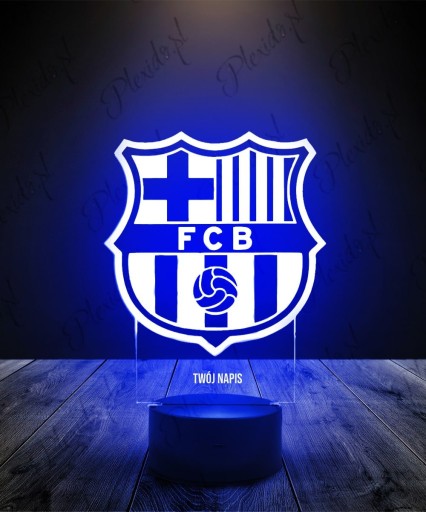 FC Barcelona FCB Светодиодный ночник PLEXIDO Ball