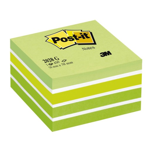 Post-it Notes Green Cube 450 шт.