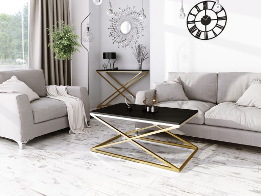 Столешница Modern Console X Hallway Loft 110x30x80, металл золото + MiniPearl