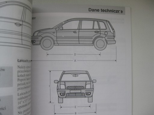 FORD FUSION 2002-2005 Руководство пользователя на польском языке