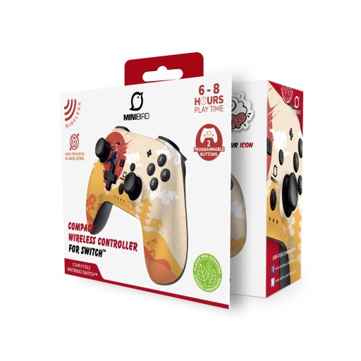 Разноцветная беспроводная панель для консоли Nintendo Switch.