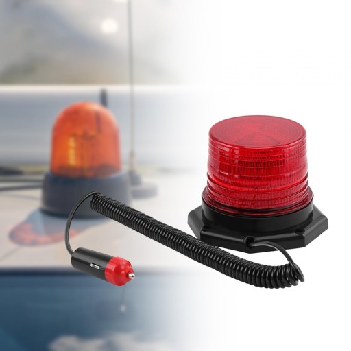 Światło stroboskopowe LED Lampa ostrzegawcza migająca do pojazdu Lampa LED do wózka widłowego Światło czerwone