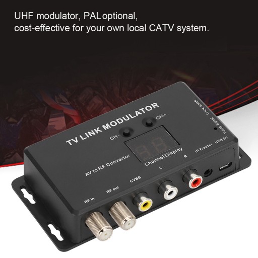 Модулятор UHF TV LINK TM70, преобразователь AV в RF